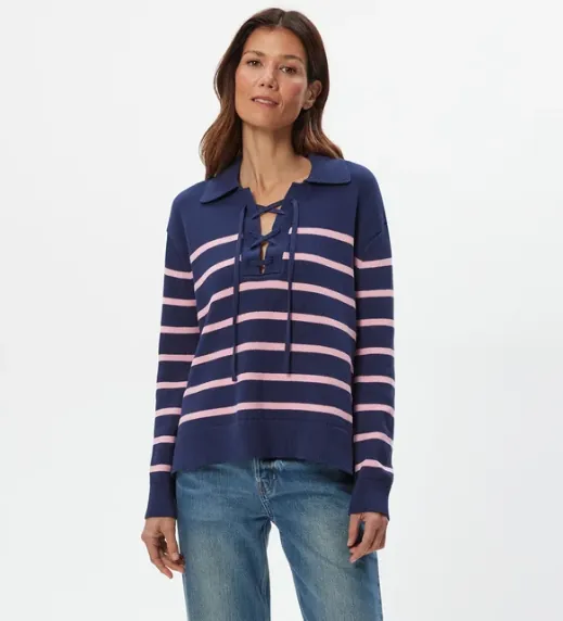 Adrienne Striped Pullover